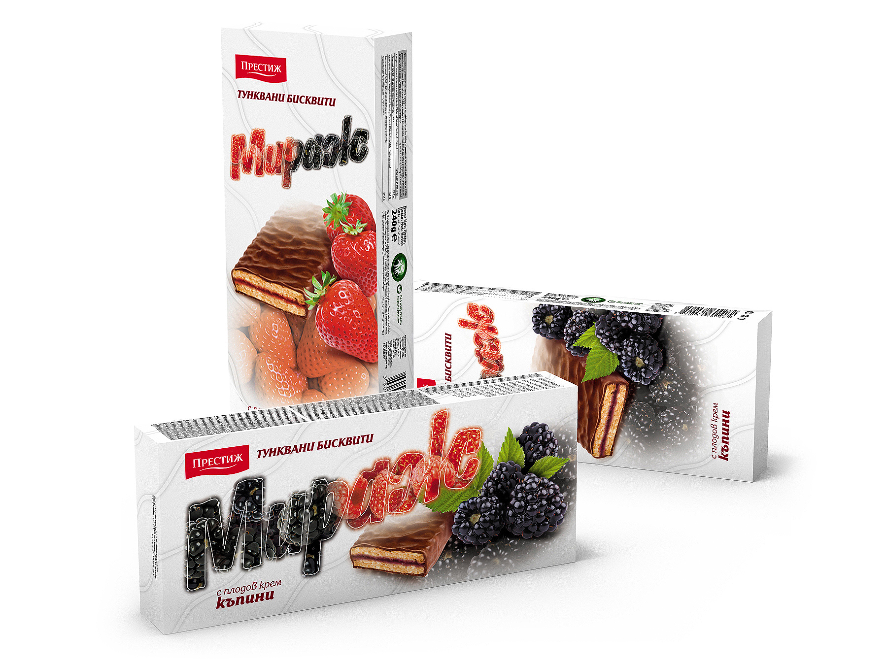 Мираж. Серия опаковки. Ягода. Къпина.